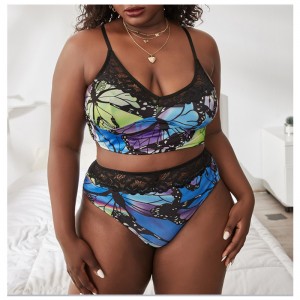 NOUVEAU SET des sous-vêtements confortables imprimés en dentelle: Factory Wholesale