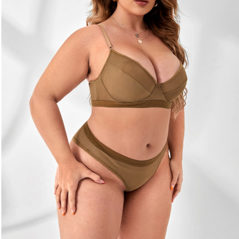 Push up lingerie ensemble Femmes confortables sous-terre du soutien-gorge