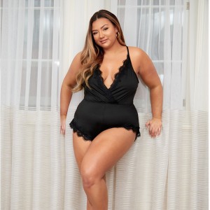 Body de la dentelle feston